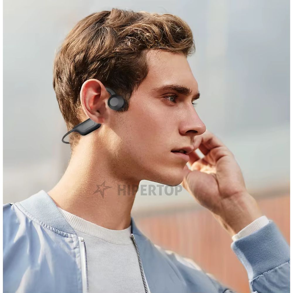 Auriculares inalámbricos, sonido envolvente, oídos libres, conducción ósea, batería de larga duración