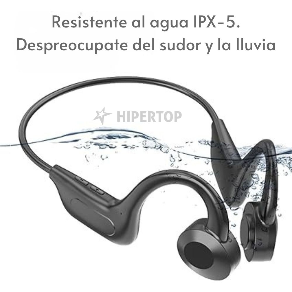 Auriculares inalámbricos, sonido envolvente, oídos libres, conducción ósea, batería de larga duración