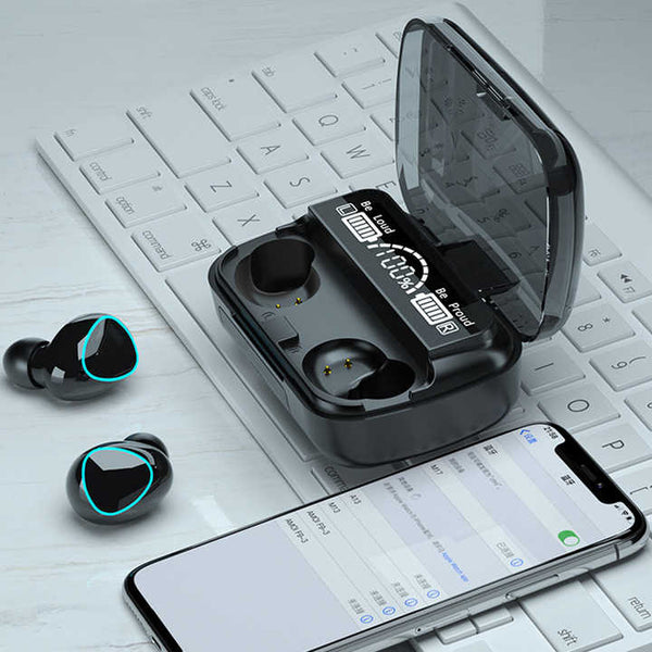 Auriculares Inalámbricos M10 – Batería de Larga Duración, Cancelación de Ruido, Diseño Ergonómico y Resistencia al Agua