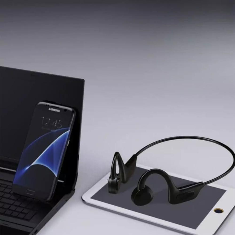 Auriculares inalámbricos, sonido envolvente, oídos libres, conducción ósea, batería de larga duración